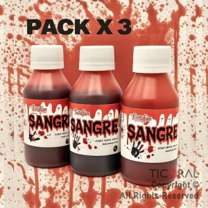 SANGRE ARTIFICIAL PINTAFAN 100 ml (PACK X 3 unidades)